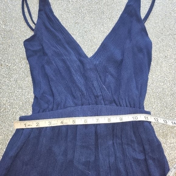 LULUS  Lost in Paradise Navy Blue Maxi size small - Picture 6 of 9